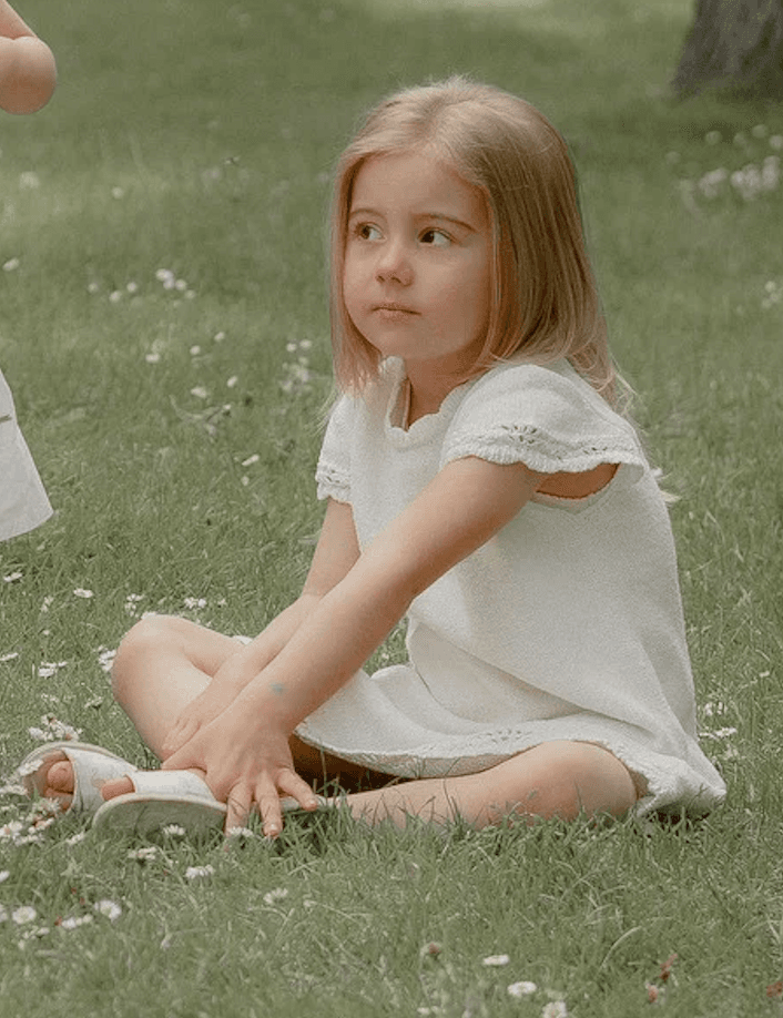 A child in the Wee Amici community